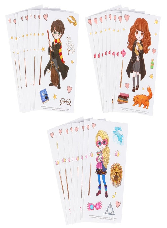 Harry Potter Valentines Day Cards with Stickers for Kids, 28 Card Pack & Envelopes - Harry, Hermione & Luna Anime Characters - School Classroom Parties for Boys & Girls 4+ - Officially Licensed - Image 4